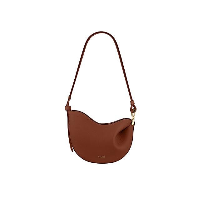 Bolso bandolera en marrón de Pólene.