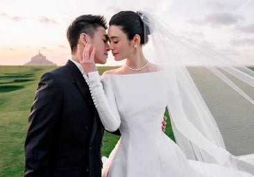 Joyas de 6 millones de dólares, una abadía con acceso exclusivo y el primer vestido de novia de Anderson para Dior: así ha sido la boda más espectacular de 2026