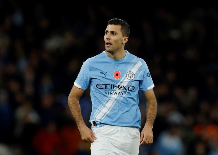 Rodri en el Manchester City.