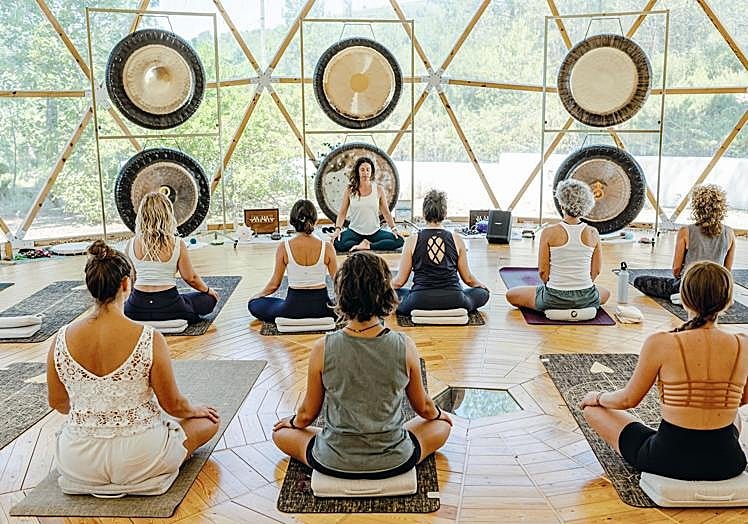 Sesión de meditación de Masqi.