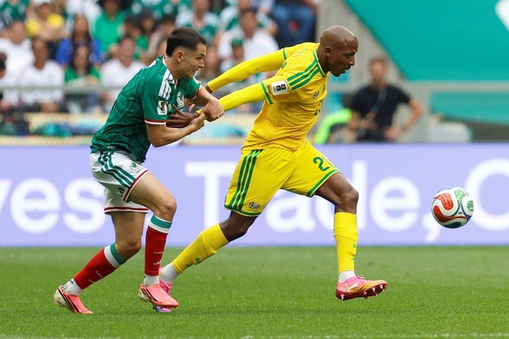 Jayden Adams vs. México. (EFE)