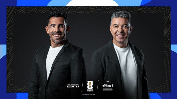 Carlos Tevez y Gallardo. (FOTO: ESPN)