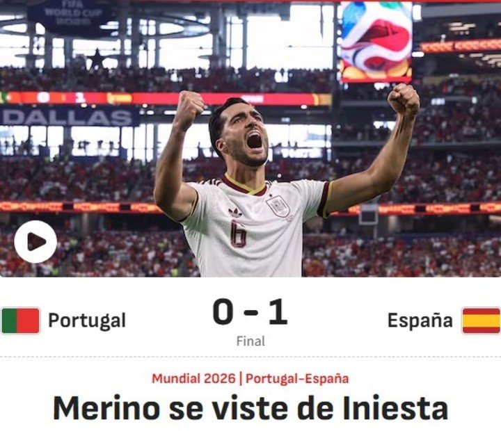 Qué dijeron en España tras el triunfo ante Portugal.