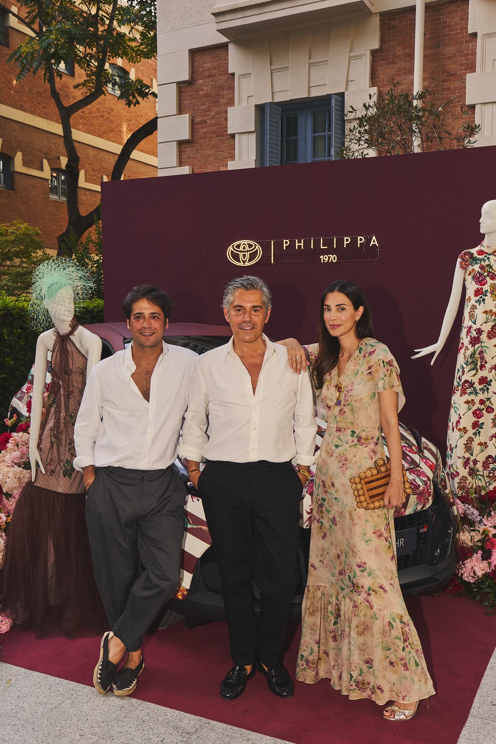 Pablo Galán, Jorge Vázquez y Sassa de Osma, fundadores de Philippa 1970.