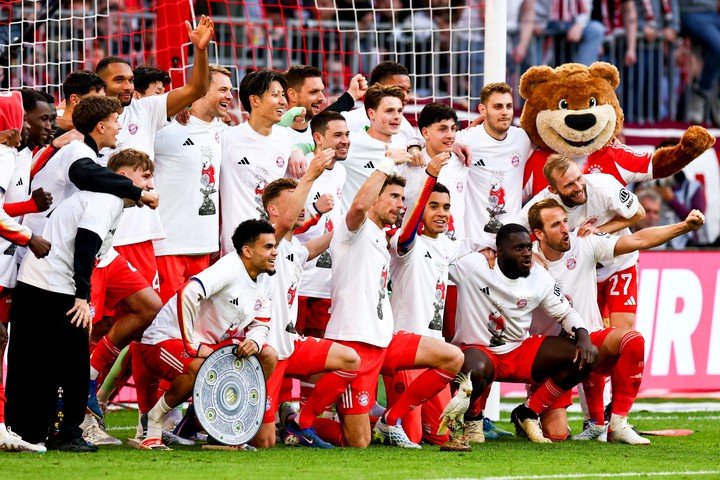 Bayern Munich, último campeón de la Bundesliga. (EFE)