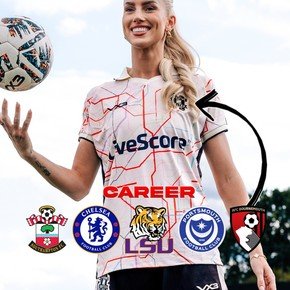 El nuevo club de Kelci Rose, la novia futbolista de Marcos Senesi