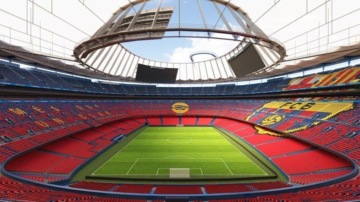 Como va a quedar el nuevo Camp Nou. (Barcelona)
