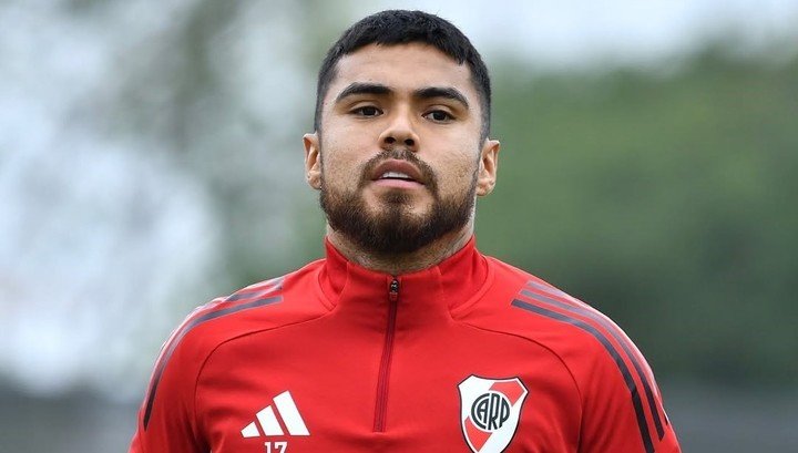 Paulo Díaz en el Millonario. Prensa River.