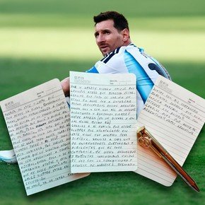 El mensaje de puño y letra de Messi para decir adiós: "Me vacié"