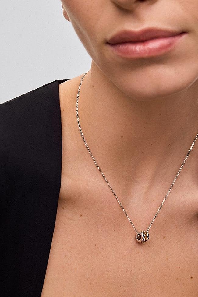 Collar de plata 925 con pavé de Suarez.