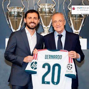 La desopilante gastada de Erling Haaland a Bernardo Silva por el insólito video que publicó el Real Madrid en su presentación 