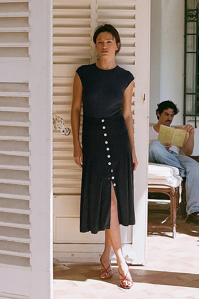 Vestido efecto dos piezas