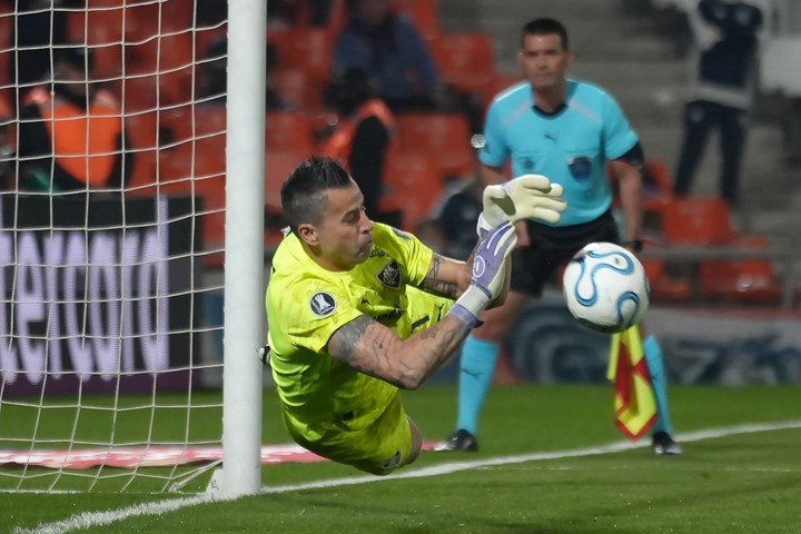 Fábio, el hombre récord de Fluminense. (EFE)