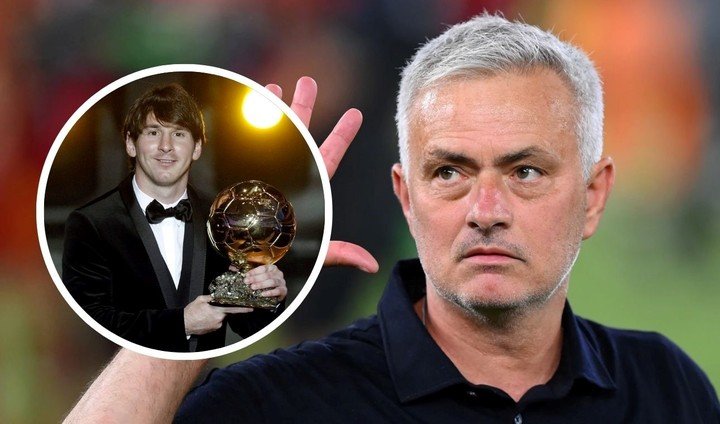 Messi, una de las tantas "pesadillas" de Mourinho.