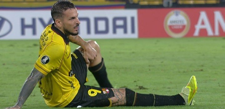 Darío Benedetto en Barcelona.