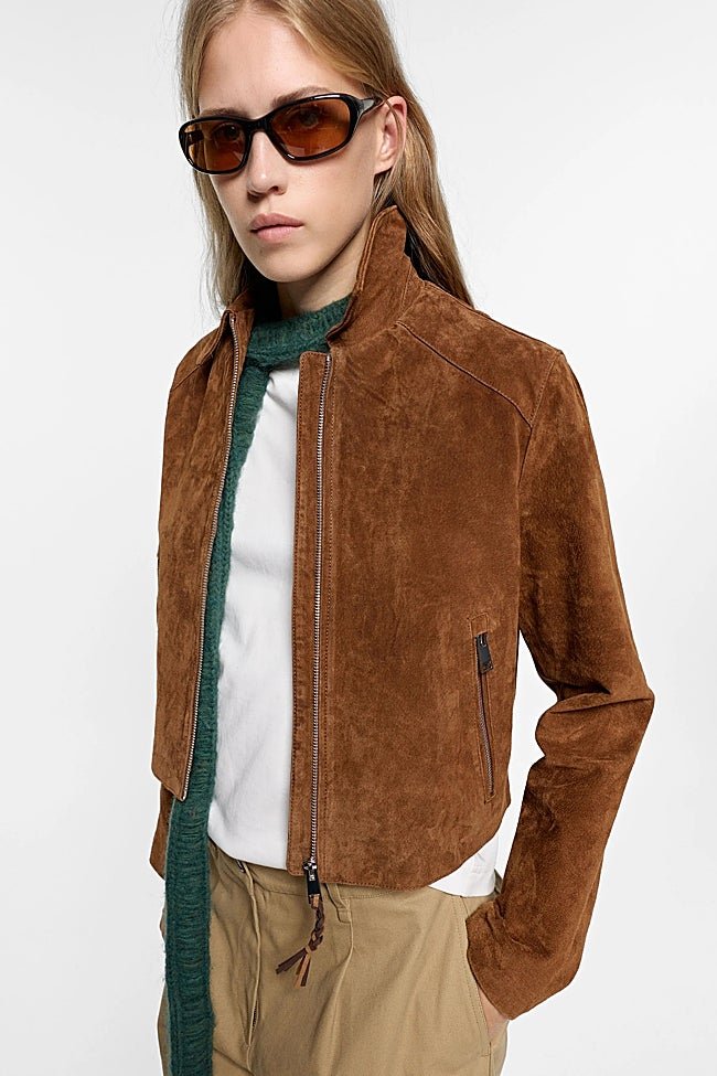Chaqueta de ante de Parfois (99,99 euros)