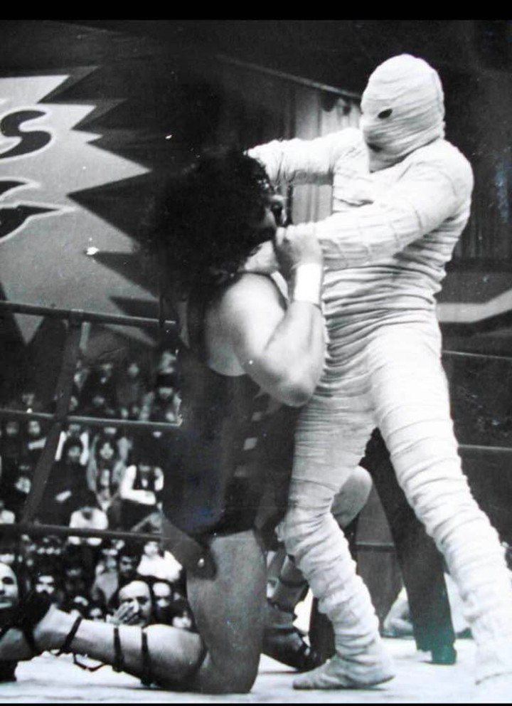 La Momia, una estrella de Titanes en el Ring (archivo).