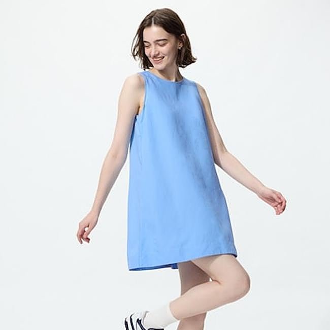 Vestido de lino de Uniqlo, 39,90 euros.