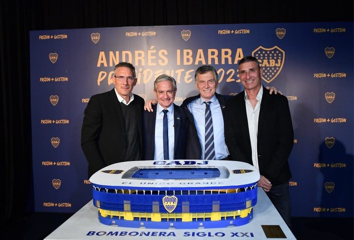 Diego Cagna fue parte de la campaña de Ibarra-Macri para las elecciones en Boca en 2023 (archivo).