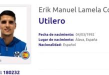 Por qué Erik Lamela figura como utilero en un club de México