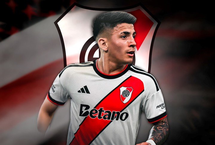 Almada, un pase top para River.
