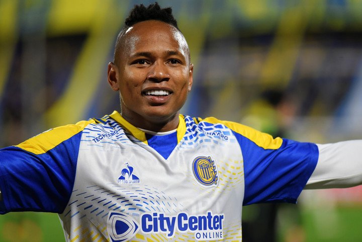 Campaz, en Rosario Central vs Aldosivi.