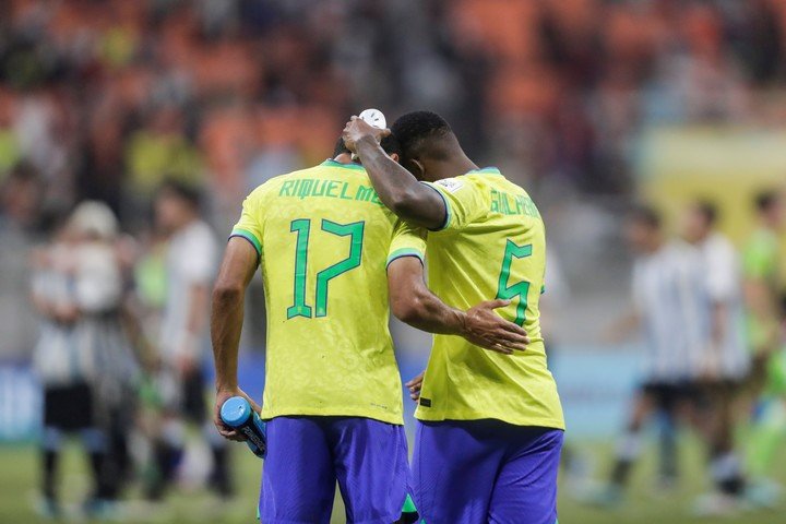 Riquelme Fillipi en el Mundial Sub-17 con Brasil. (EFE/EPA/MAST IRHAM)