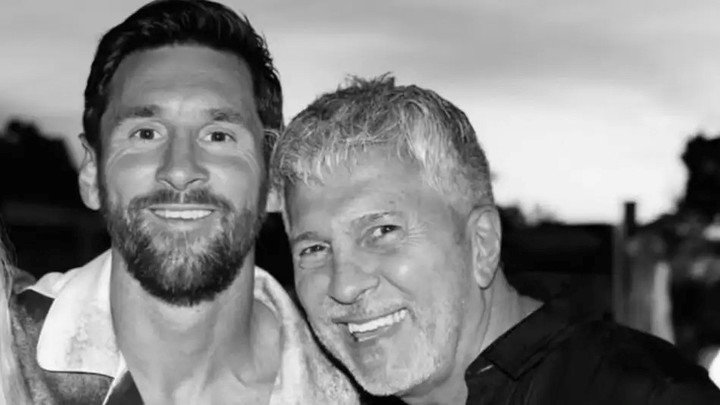 Lionel y Jorge Messi.