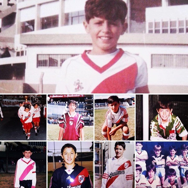 Facundo Martínez y toda su formación en River. (Foto: @facumartinez10)