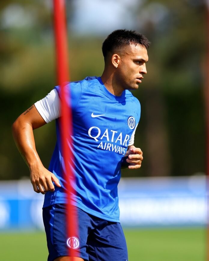 Se terminó el descanso: la vuelta de Lautaro Martínez a los entrenamientos del Inter después del Mundial