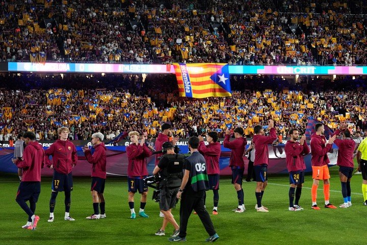Los jugadores del Barcelona, con puntaje ideal en LaLiga.
