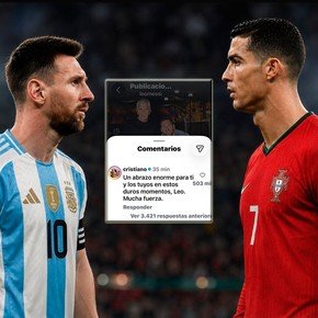 El sentido mensaje de Cristiano Ronaldo con Lionel Messi tras la muerte de su papá Jorge