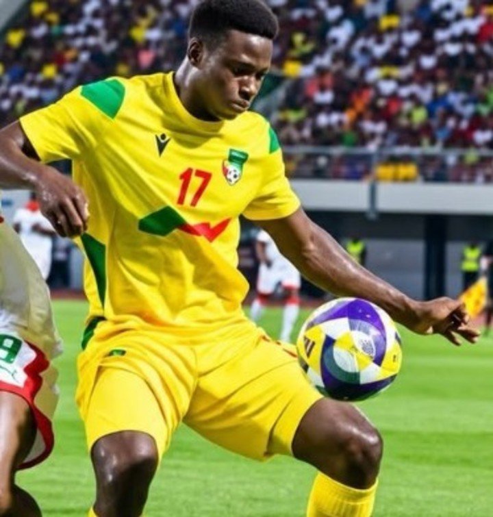 Aloko, autor de dos goles ante Mauritania.