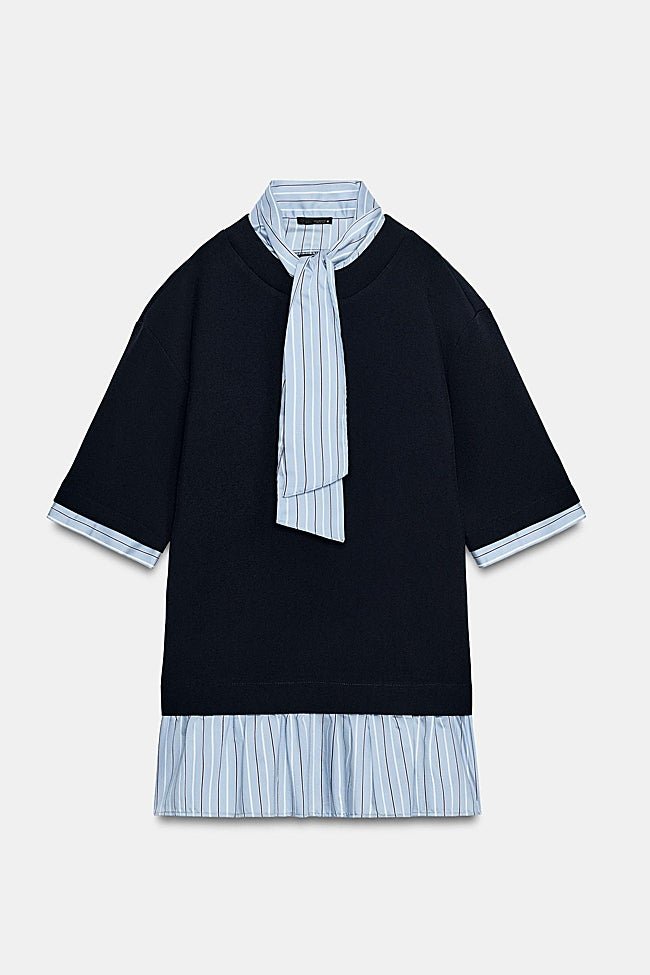 Vestido corto de Zara (39,99 euros)