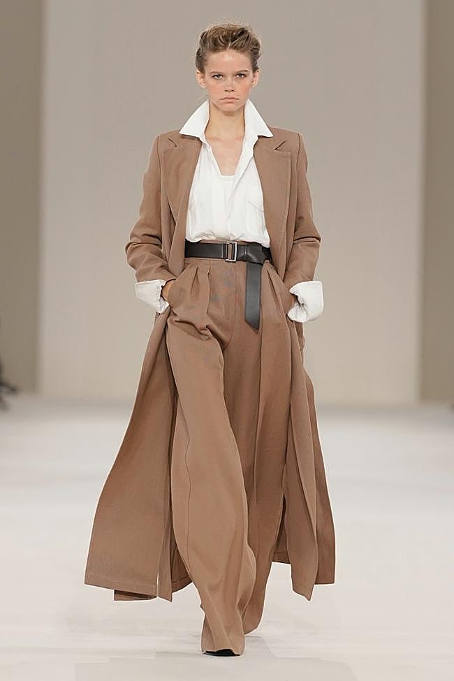Look del desfile de Max Mara durante la Semana de la Moda de Milán.