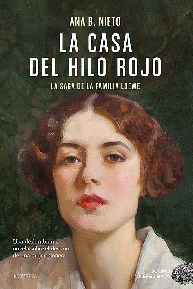 Portada de La casa del hilo rojo, la nueva novela de Ana B. Nieto.