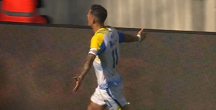 Di María empató ante Estudiantes con un golazo.