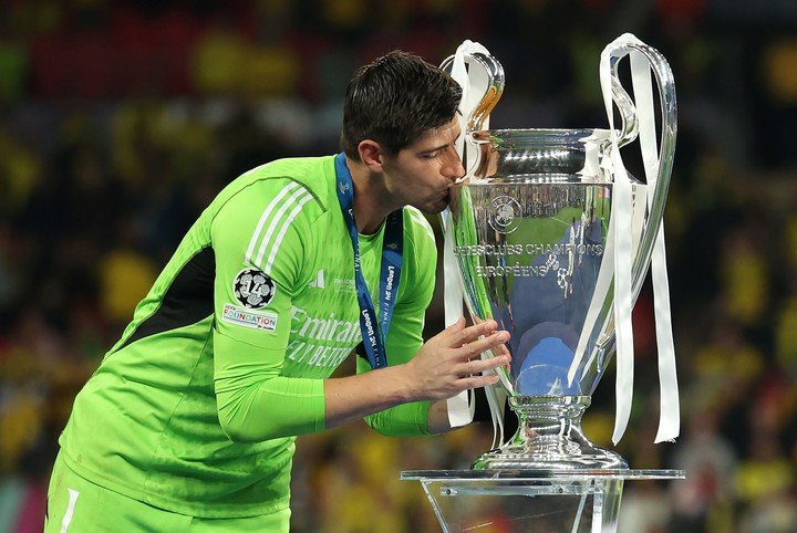 Thibaut Courtois, campeón de Champions League.