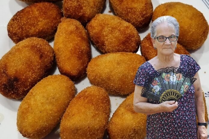 El cambio de la abuela Alfonsa con el que enseña a hacer las mejores croquetas de pollo