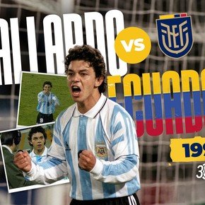 El cruce que anticipó el destino: el día que Marcelo Gallardo enfrentó a Ecuador con la Selección Argentina 