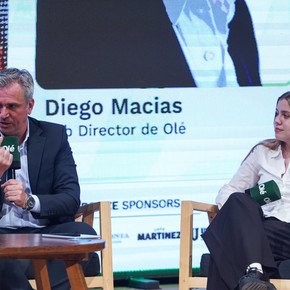 Adrián Puente y Florencia Andersen, en el Olé Summit: Colapinto, el momento de la Fórmula 1 y el hostigamiento en redes 