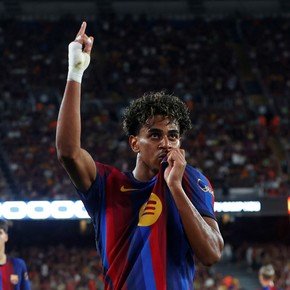 Lamine Yamal hizo historia con Barcelona y superó a Mbappé y Haaland