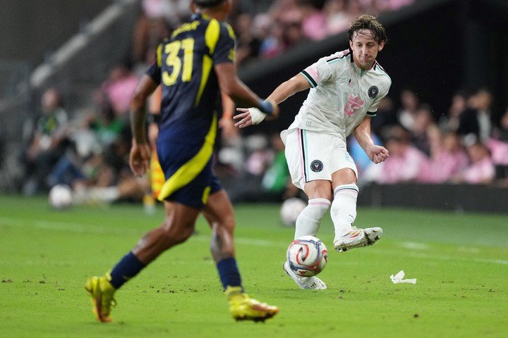 El paraguayo debutó ante Nashville (Jim Rassol-Imagn Images).
