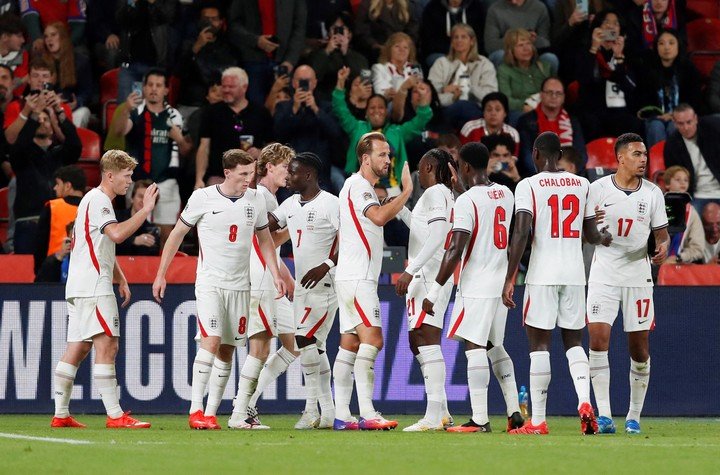 El festejo de los ingleses (REUTER). 