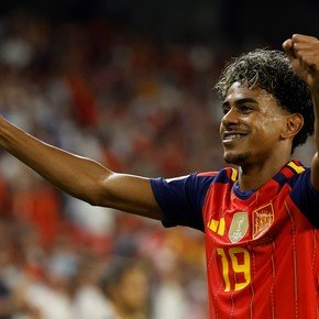 Con doblete y asistencia de Lamine Yamal, España le ganó 4-1 a Croacia