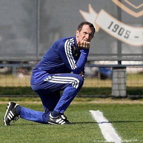 Con Rodrigo Battaglia, el 11 que paró Arruabarrena en Boca Predio