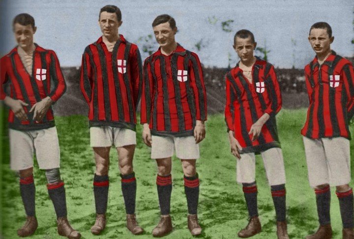 Los hermanos Cevenini, la dinastía del Calcio a principios del siglo XX. (Foto: ilnobilecalcio)