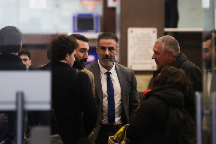 Leopoldo Luque, en el juicio por la muerte de Maradona. (FTP)