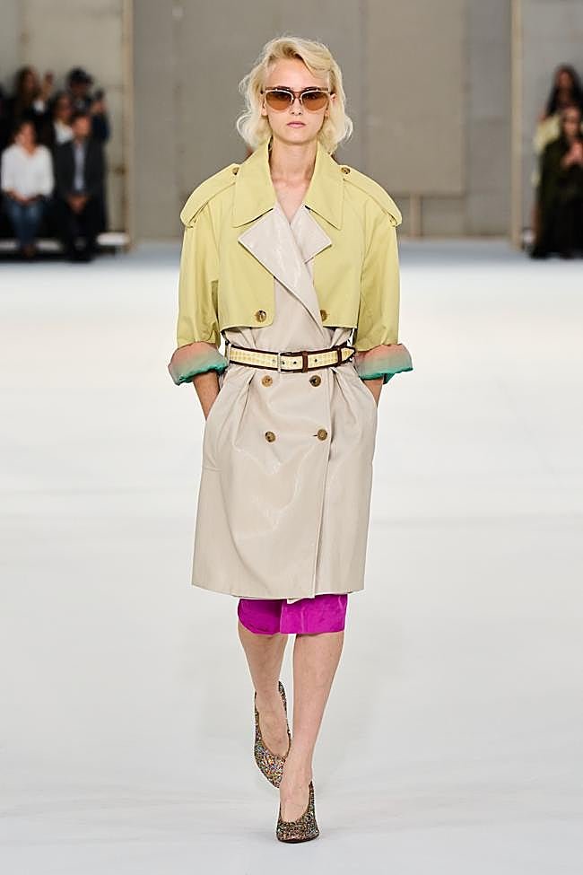 Look de Dries van Noten durante la Semana de la Moda de París.