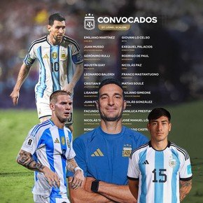Con Messi, los subcampeones y una sorpresa, la lista de la Selección para los amistosos